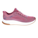 Zapatillas Skechers zapatos Mujer modelo Slipins Bobs Squad Rosa Elástico