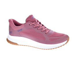 Zapatillas Skechers zapatos Mujer modelo Slipins Bobs Squad Rosa Elástico 2