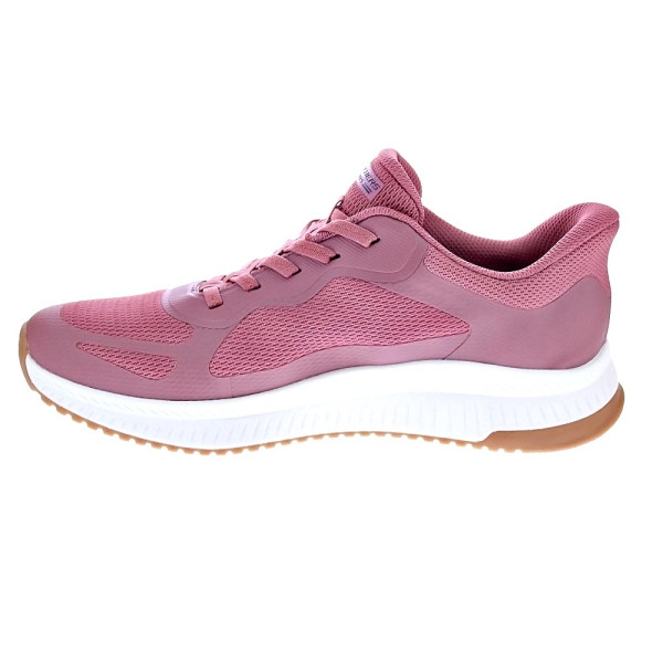 Zapatillas Skechers zapatos Mujer modelo Slipins Bobs Squad Rosa Elástico