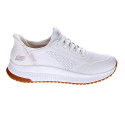 Zapatillas Skechers zapatos Mujer modelo Slipins Bobs Squad Blanco Elástico