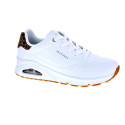 Zapatillas Skechers zapatos Mujer modelo Uno Jungle Blanco Cordón