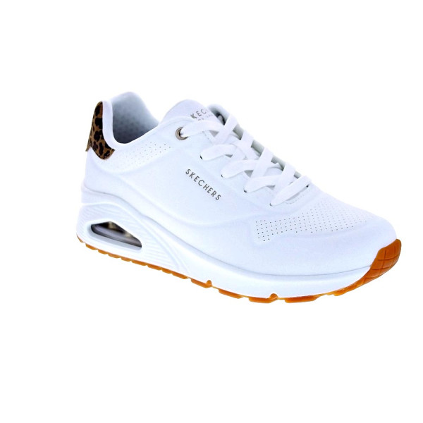 Zapatillas Skechers zapatos Mujer modelo Uno Jungle Blanco Cordón