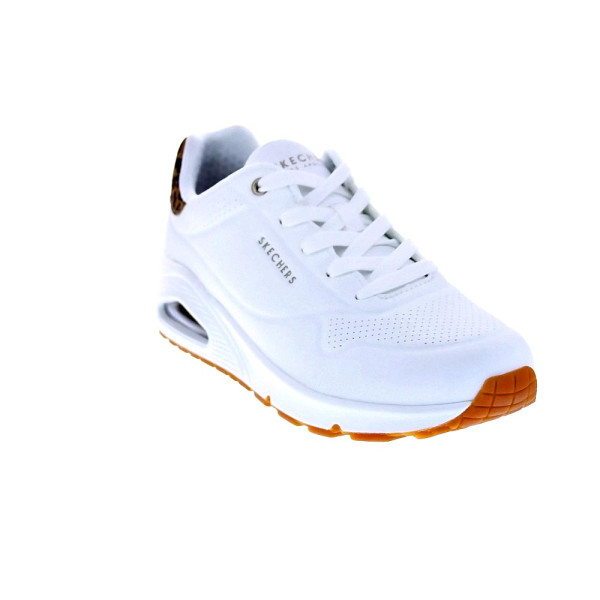 Zapatillas Skechers zapatos Mujer modelo Uno Jungle Blanco Cordón