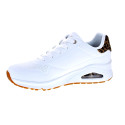 Zapatillas Skechers zapatos Mujer modelo Uno Jungle Blanco Cordón
