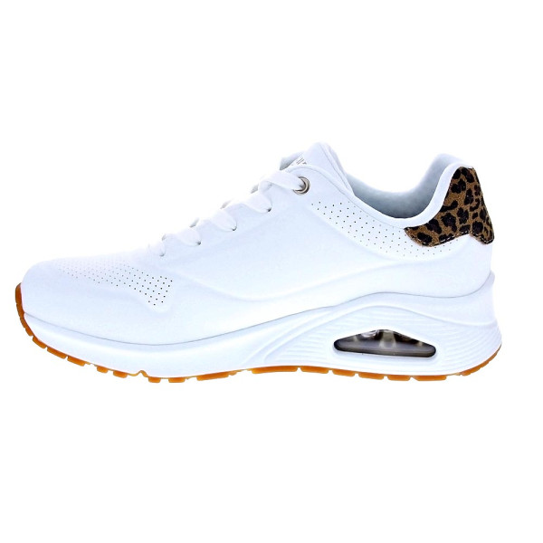 Zapatillas Skechers zapatos Mujer modelo Uno Jungle Blanco Cordón