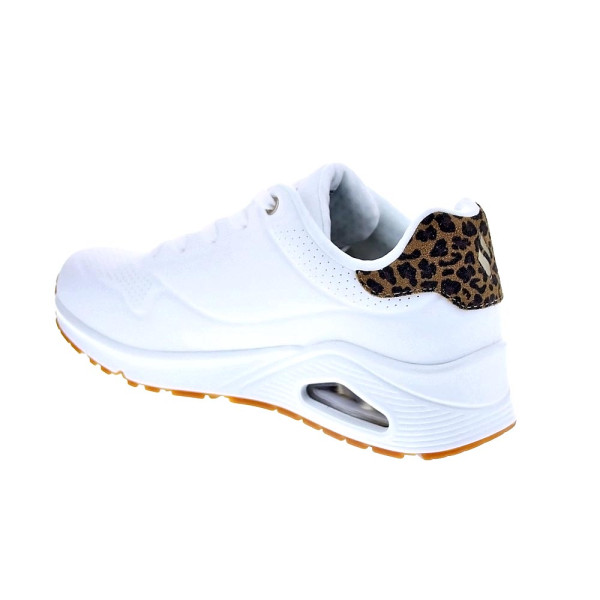 Zapatillas Skechers zapatos Mujer modelo Uno Jungle Blanco Cordón