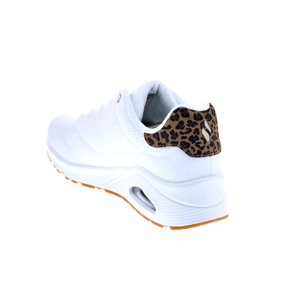 Zapatillas Skechers zapatos Mujer modelo Uno Jungle Blanco Cordón