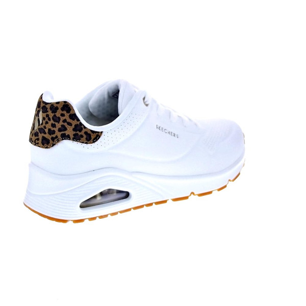 Zapatillas Skechers zapatos Mujer modelo Uno Jungle Blanco Cordón