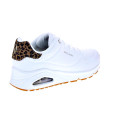 Zapatillas Skechers zapatos Mujer modelo Uno Jungle Blanco Cordón