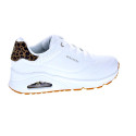 Zapatillas Skechers zapatos Mujer modelo Uno Jungle Blanco Cordón