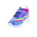 Zapatillas Skechers zapatos Niña modelo Luces Unicorn Chaser Azul Velcro