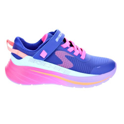 Zapatillas Skechers zapatos Niña modelo Wave 92 Azul Velcro