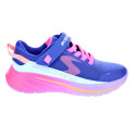 Zapatillas Skechers zapatos Niña modelo Wave 92 Azul Velcro
