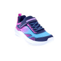 Zapatillas Skechers zapatos Niña modelo Micorspec Advance Azul Velcro
