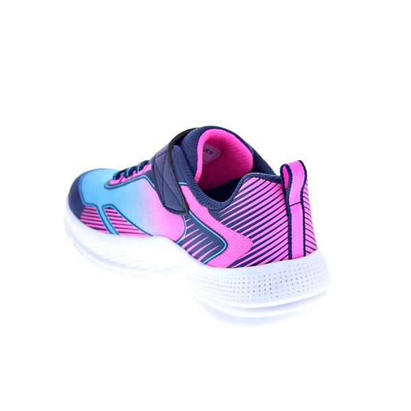 Zapatillas Skechers zapatos Niña modelo Micorspec Advance Azul Velcro