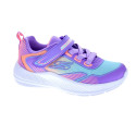 Zapatillas Skechers zapatos Niña modelo Microspec Advance Violeta Velcro