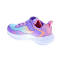 Zapatillas Skechers zapatos Niña modelo Microspec Advance Violeta Velcro