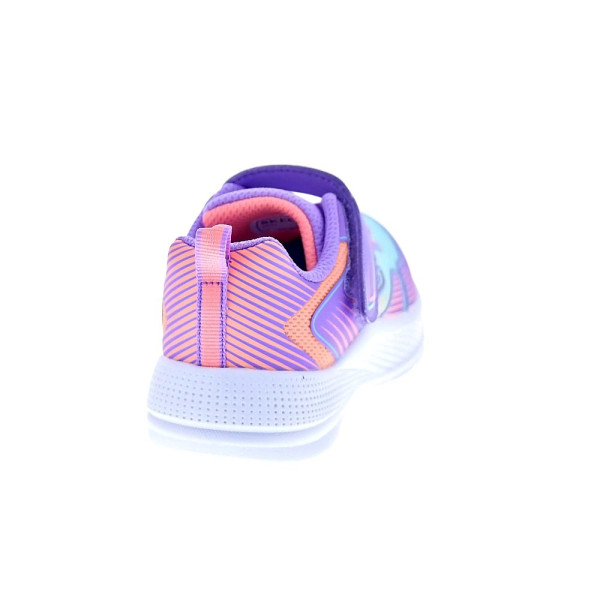 Zapatillas Skechers zapatos Niña modelo Microspec Advance Violeta Velcro