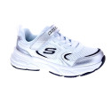 Zapatillas Skechers zapatos Niña modelo Retro Graph Plata Velcro