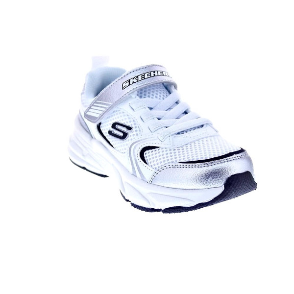 Zapatillas Skechers zapatos Niña modelo Retro Graph Plata Velcro