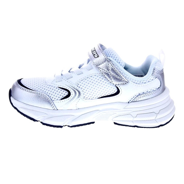 Zapatillas Skechers zapatos Niña modelo Retro Graph Plata Velcro