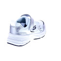 Zapatillas Skechers zapatos Niña modelo Retro Graph Plata Velcro