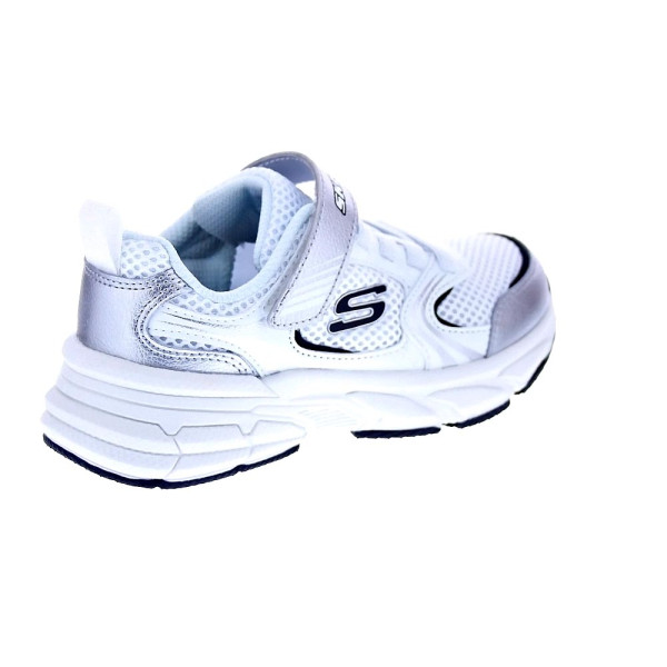Zapatillas Skechers zapatos Niña modelo Retro Graph Plata Velcro