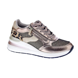 Zapatillas Xti zapatos Mujer modelo 144629 Oro Cordón 2