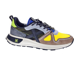 Zapatillas Munich zapatos Hombre modelo Futtura 02 Azul Cordón 2