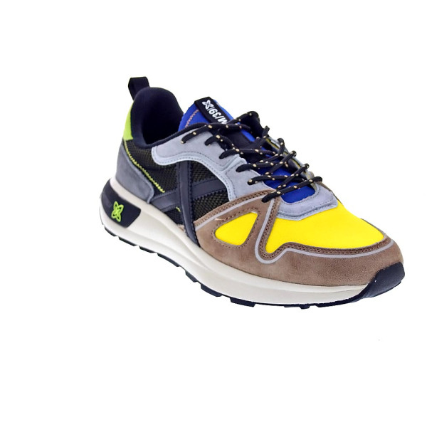 Zapatillas Munich zapatos Hombre modelo Futtura 02 Azul Cordón