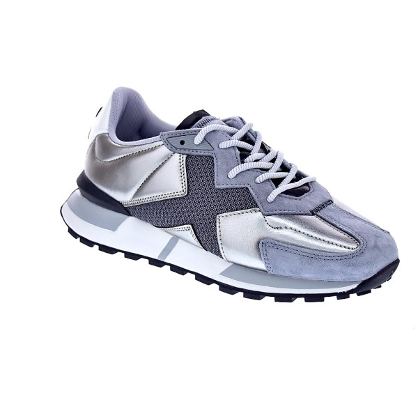 Zapatillas Munich zapatos Mujer modelo Soku 19 Plata Cordón