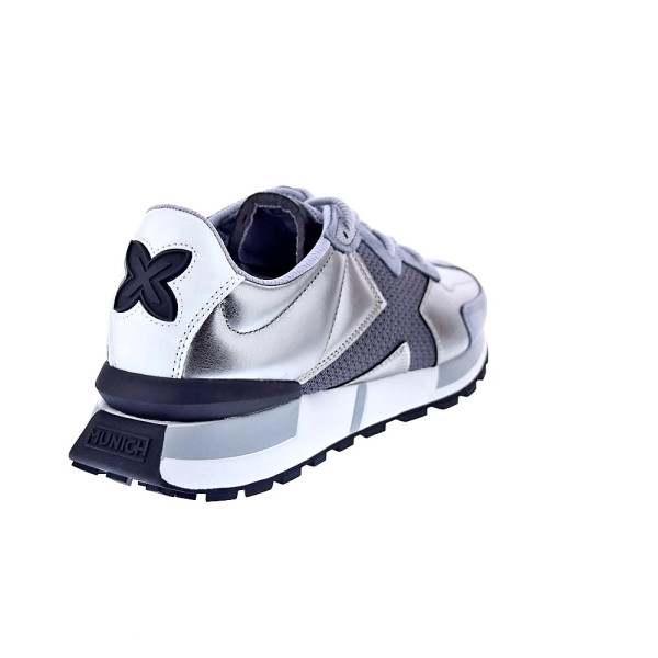 Zapatillas Munich zapatos Mujer modelo Soku 19 Plata Cordón