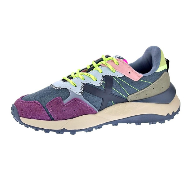 Zapatillas Munich zapatos Mujer modelo Shibuya Wmn 28 Gris Cordón