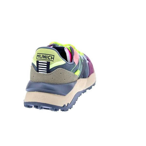 Zapatillas Munich zapatos Mujer modelo Shibuya Wmn 28 Gris Cordón