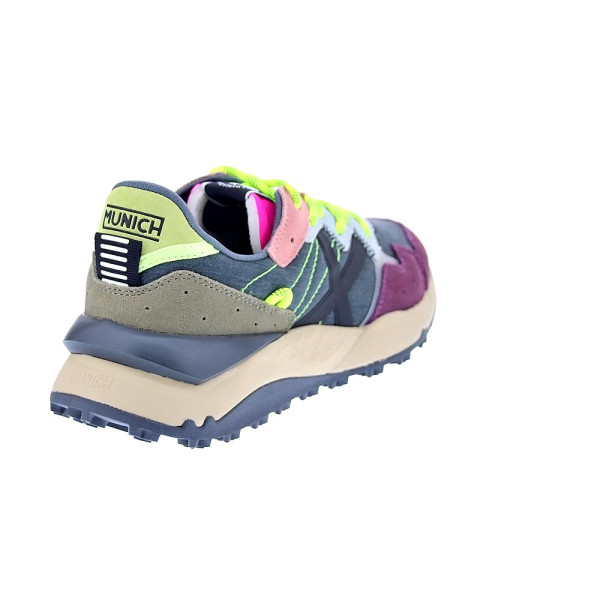 Zapatillas Munich zapatos Mujer modelo Shibuya Wmn 28 Gris Cordón