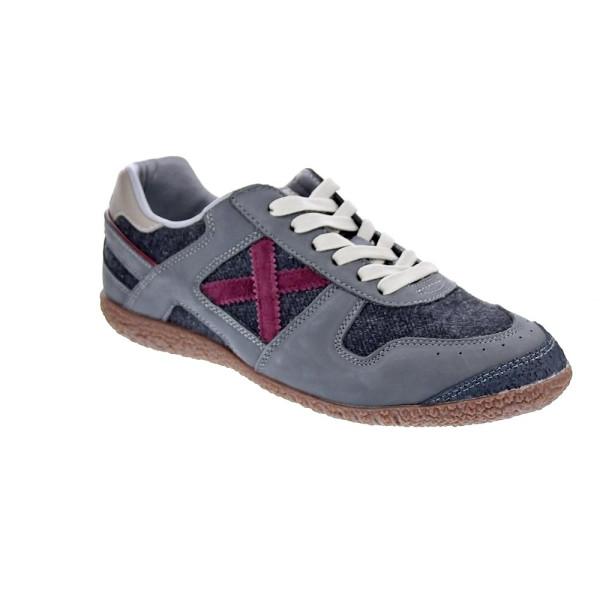 Zapatillas Munich zapatos Hombre modelo Goal 1629 Gris Cordón