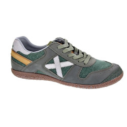 Zapatillas Munich zapatos Hombre modelo Goal 1630 Verde Cordón 2