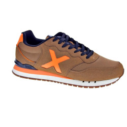 Zapatillas Munich zapatos Hombre modelo Dash 263 Marrón Cordón 2