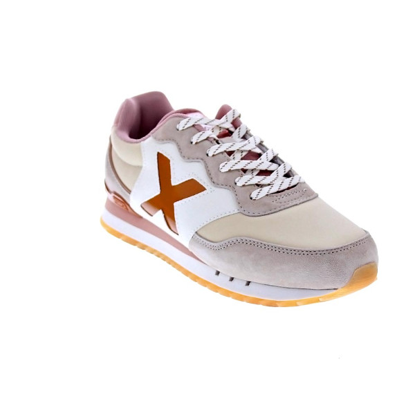 Zapatillas Munich zapatos Mujer modelo Dash WMN 268 Beige Cordón