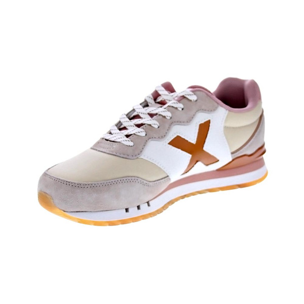 Zapatillas Munich zapatos Mujer modelo Dash WMN 268 Beige Cordón