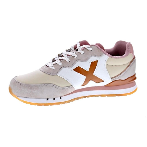 Zapatillas Munich zapatos Mujer modelo Dash WMN 268 Beige Cordón