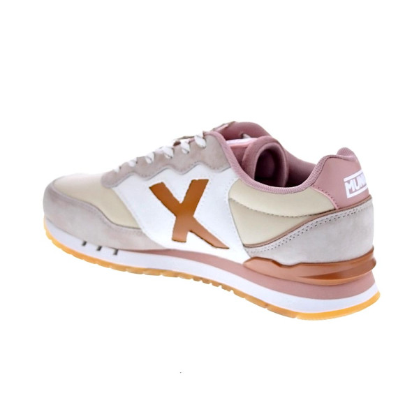 Zapatillas Munich zapatos Mujer modelo Dash WMN 268 Beige Cordón