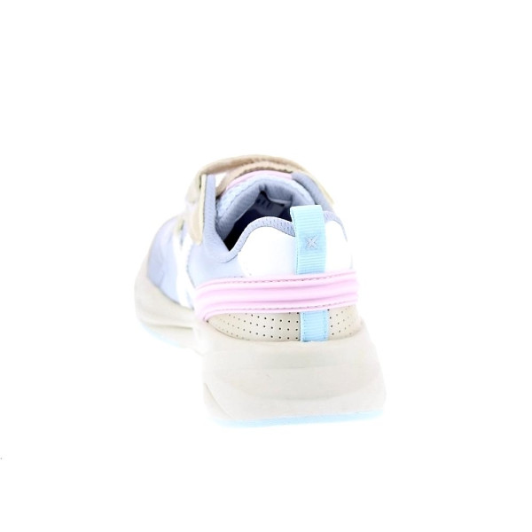 Zapatillas Munich zapatos Niña modelo Mini Track Vco 119 Plata Velcro