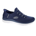 Zapatillas Skechers zapatos Mujer modelo Slipins Summits Classy Night Azul Elástico
