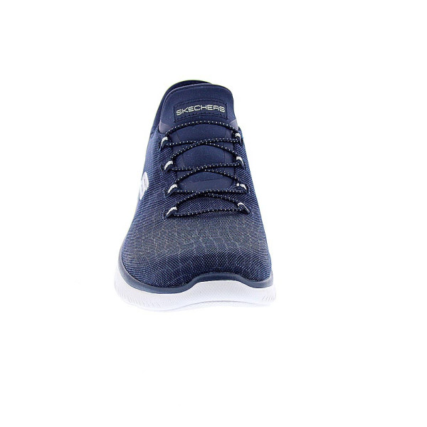 Zapatillas Skechers zapatos Mujer modelo Slipins Summits Classy Night Azul Elástico