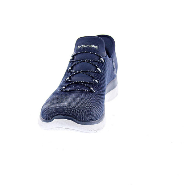 Zapatillas Skechers zapatos Mujer modelo Slipins Summits Classy Night Azul Elástico