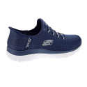 Zapatillas Skechers zapatos Mujer modelo Slipins Summits Classy Night Azul Elástico