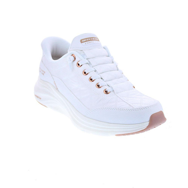 Zapatillas Skechers zapatos Mujer modelo Slip-ins Contour Foam Blanco Elástico