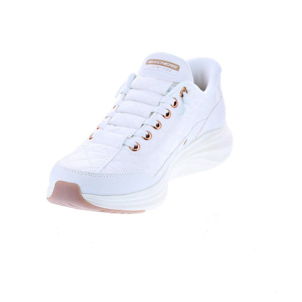 Zapatillas Skechers zapatos Mujer modelo Slip-ins Contour Foam Blanco Elástico