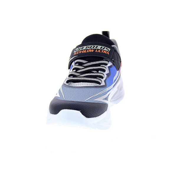 Zapatillas Skechers zapatos Niño modelo Luces Flex Glow Ultra Negro Velcro